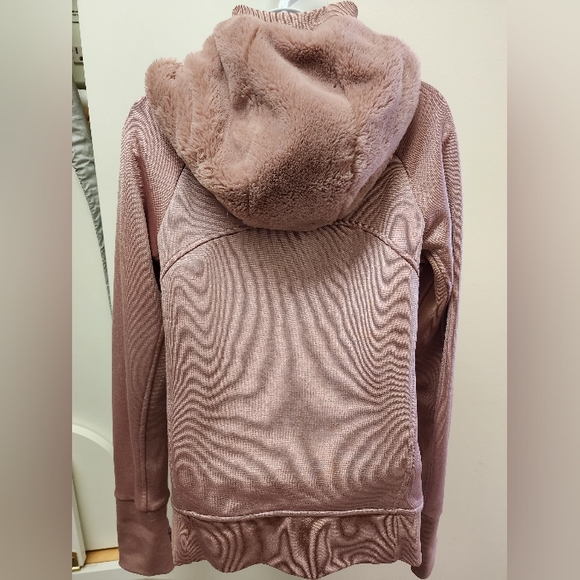 Athleta Triumph Luxe Shine Hoodie Jacket,Size Small - Picture 4 of 9